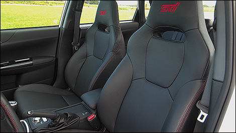 2014 Subaru Impreza WRX STI 4-door Tsurugi Edition seats