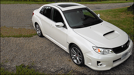 2014 Subaru Impreza WRX STI 4-door Tsurugi Edition 3/4 view