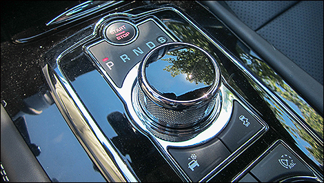 2014 Jaguar XK Series Coupe XKR start button