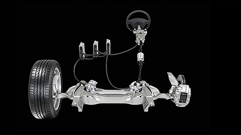 Q50 Steering components