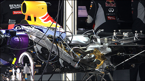 F1 Red Bull RB9 Renault engine