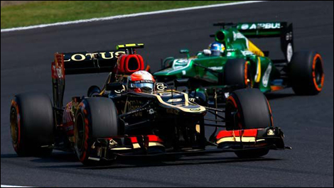 Romain Grosjean, Lotus E21, F1, Suzuka