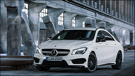 2014 Mercedes-Benz CLA 45 AMG 4MATIC 3/4 view