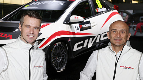 WTCC Honda Tiago Monteiro Gabriele Tarquini