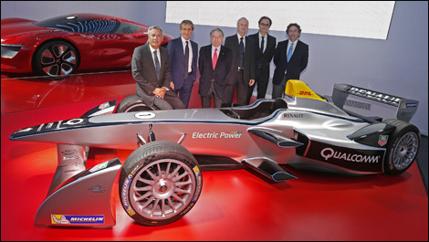 FIA Formule E DAMS Alain Prost