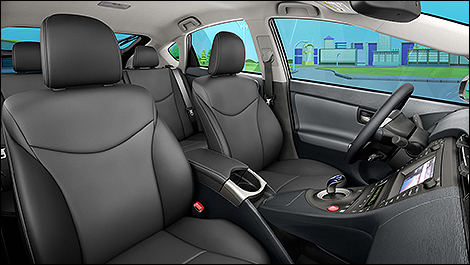 2013 Toyota Prius Plug-In Hybrid cabin