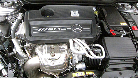 2014  Mercedes-Benz CLA 45 AMG 4MATIC engine