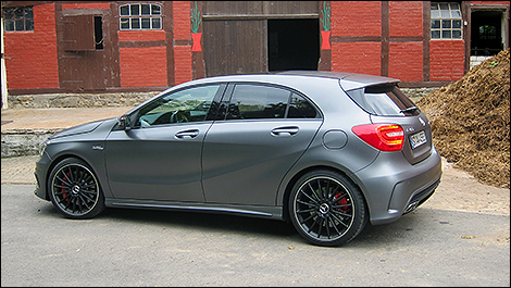 2014 Mercedes-Benz A 45 AMG 4MATIC 2014 rear 3/4 view