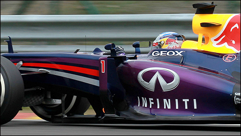 The 'tea tray' of the Red Bull RB9