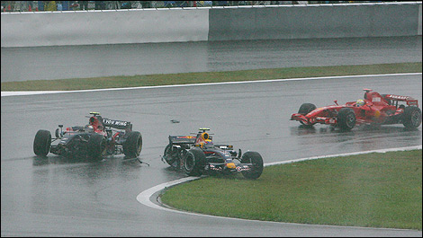 F1 Mark Webber Red Bull Fuji 2007 Sebastian Vettel Toro Rosso