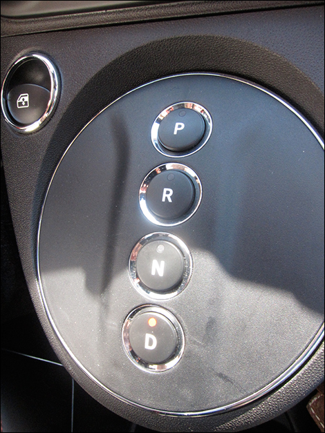 2013 Fiat 500e push-button 