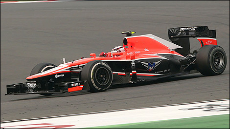 F1 Marussia MR02 Max Chilton