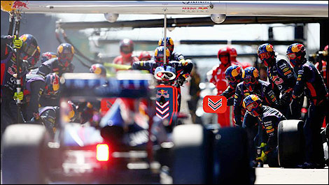 F1 Red Bull pitstop