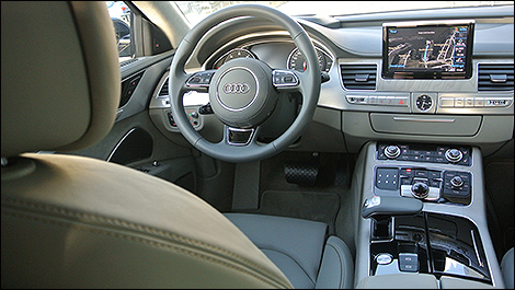 2015 Audi A8 cabin
