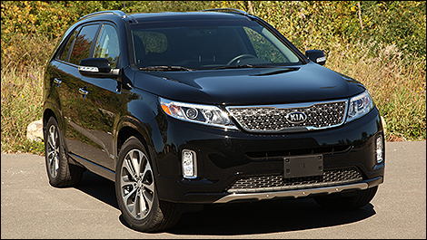 Kia Sorento SX 2014 vue 3/4 avant