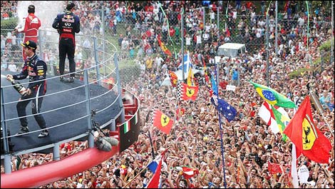 F1 Monza podium 2013
