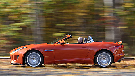 2014 Jaguar F-TYPE side view