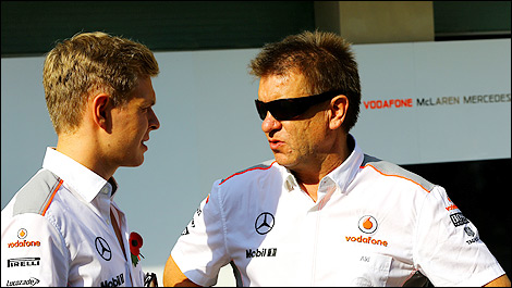 F1 McLaren Kevin Magnussen Aki Hintsa