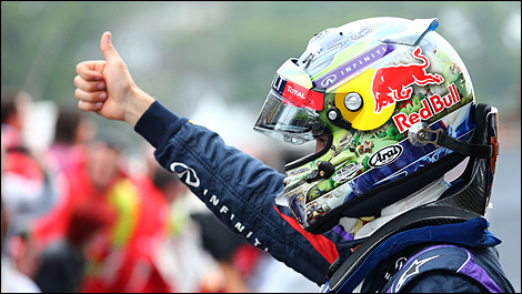 F1 Sebastian Vettel Red Bull World champion 2013