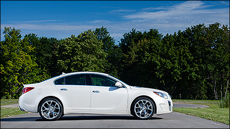 2012 Buick Regal GS side view
