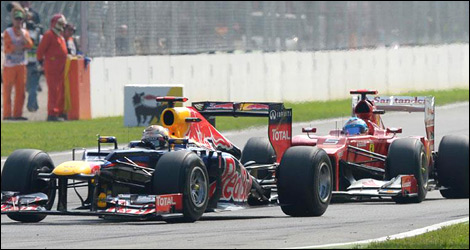 F1 Fernando Alonso Ferrari Monza Sebastian Vettel Red Bull