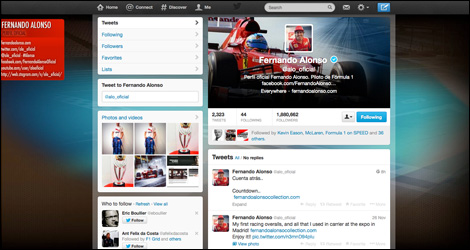 F1 Fernando Alonso Twitter