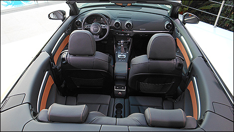 2015 Audi A3 Cabriolet inside