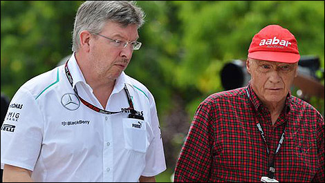 F1 Mercedes Niki Lauda Ross Brawn