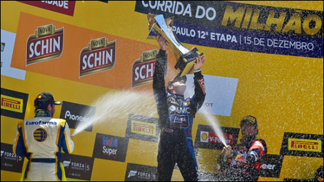 Sao Paulo, Brazil, stock car, Ricardo Zonta, Caca Bueno, Ricardo Mauricio