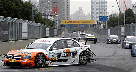DTM Paul di Resta Mercedes Shanghai 2010