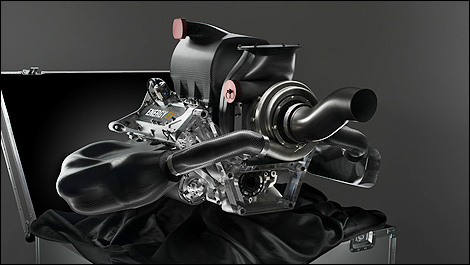 F1 Renault V6 turbo engine