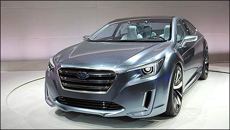 2015 Subaru Legacy Concept 3/4 view