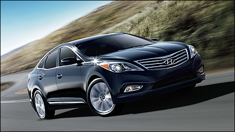 20141 Hyundai Azera 3/4 view