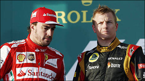 F1 Kimi Raikkonen Fernando Alonso