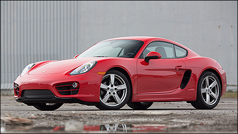 2014 Porsche Cayman 3/4 view