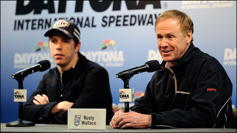 Brad Keselowski, Rusty Wallace, NASCAR, Daytona