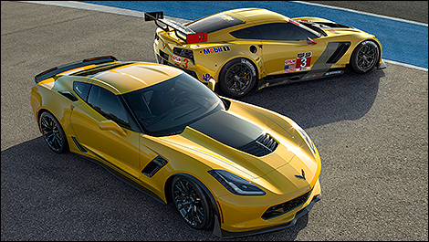 Chevrolet Corvette Z06 and C7.R