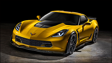 Chevrolet Corvette Z06 2015 vue 3/4 avant