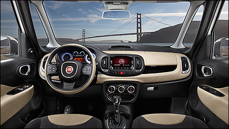 2014 Fiat 500L cabin