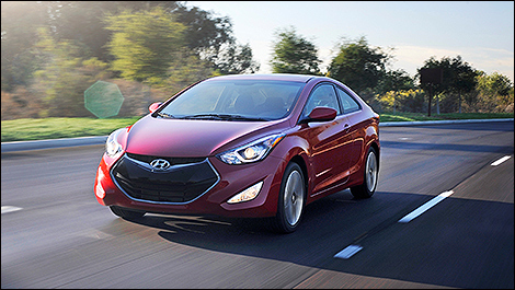 2014 Hyundai Elantra Coupe 3/4 view