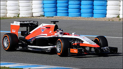F1 Marussia MR03 Jules Bianchi
