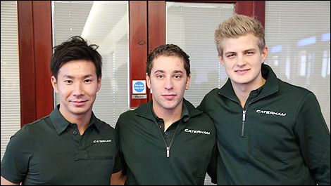 F1 Caterham Kamui Kobayashi Robin Frijns Marcus Ericsson 2014