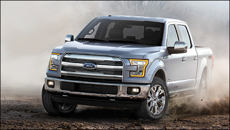 2015 Ford F-150 3/4 view