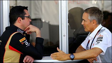 F1 Martin Whitmarsh Eric Boullier