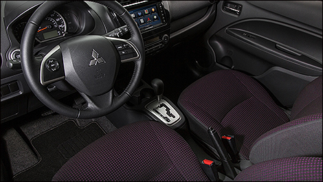 2014 Mitsubishi Mirage cabin