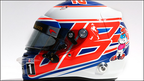 2014 F1 drivers helmets