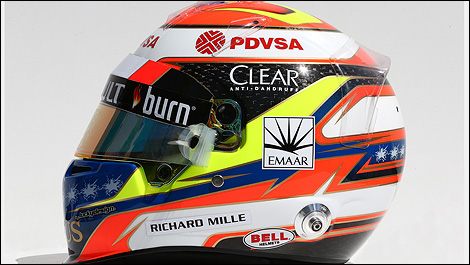 2014 F1 drivers helmets