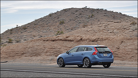 2015 Volvo V60 T5 Drive-E rear 3/4 view
