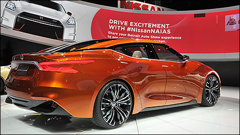 Nissan Sport Sedan Concept rear 3/4 view