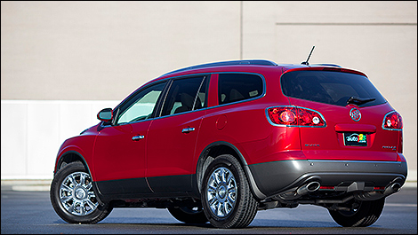 2012 Buick Enclave rear 3/4 view